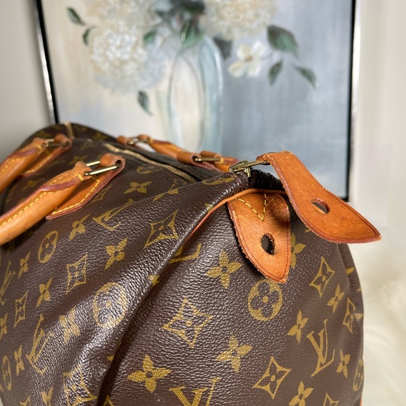 Authentic Louis Vuitton LV Hand Bag  Speedy 35 Browns Monogram 2603357 - Picture 6 of 16